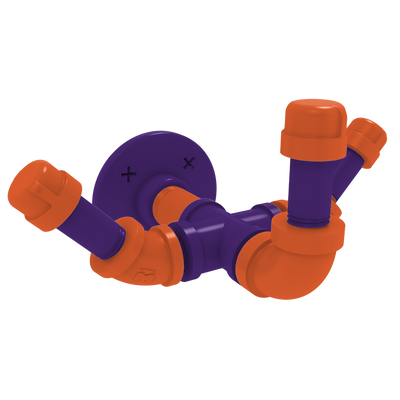 Collegiate Collection Triple Hook Foothills Orange and Purple Edition