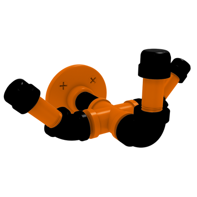 Collegiate Collection Triple Hook Stillwater Orange and Black Edition