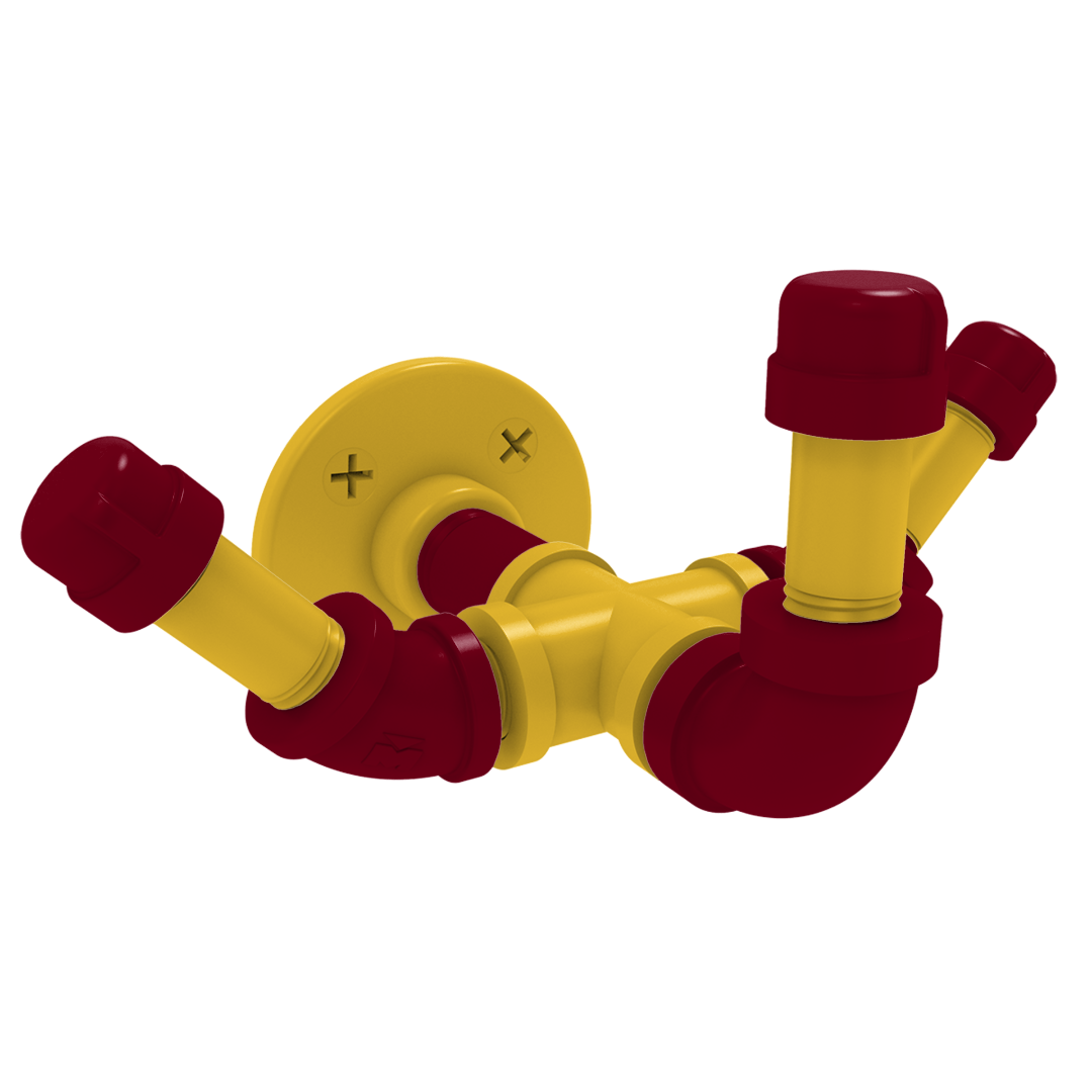 Collegiate Collection Triple Hook Twin Cities Maroon and Gold Edition