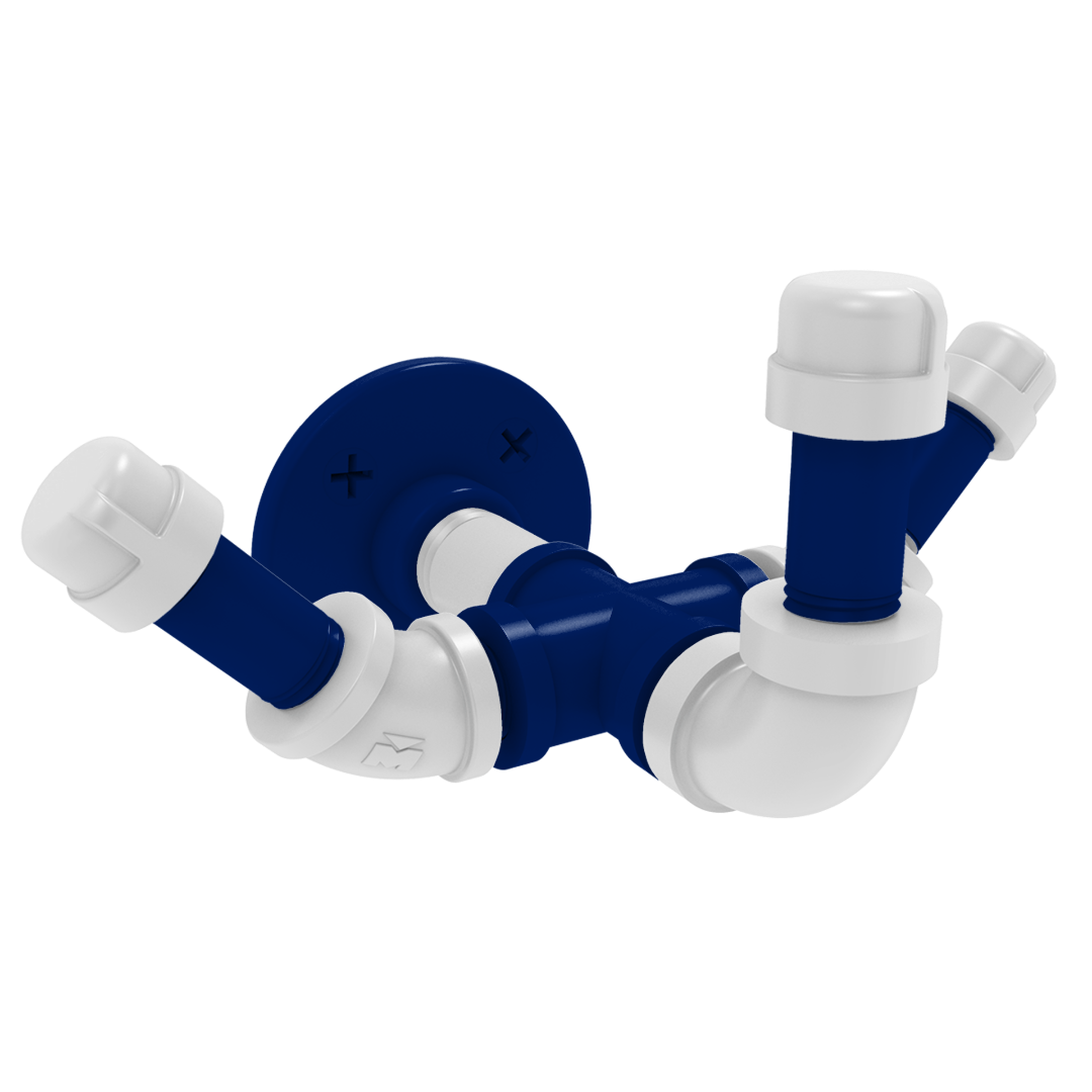 Collegiate Collection Triple Hook Durham Blue and White Edition