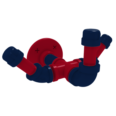 Collegiate Collection Triple Hook Tucson Red and Blue Edition