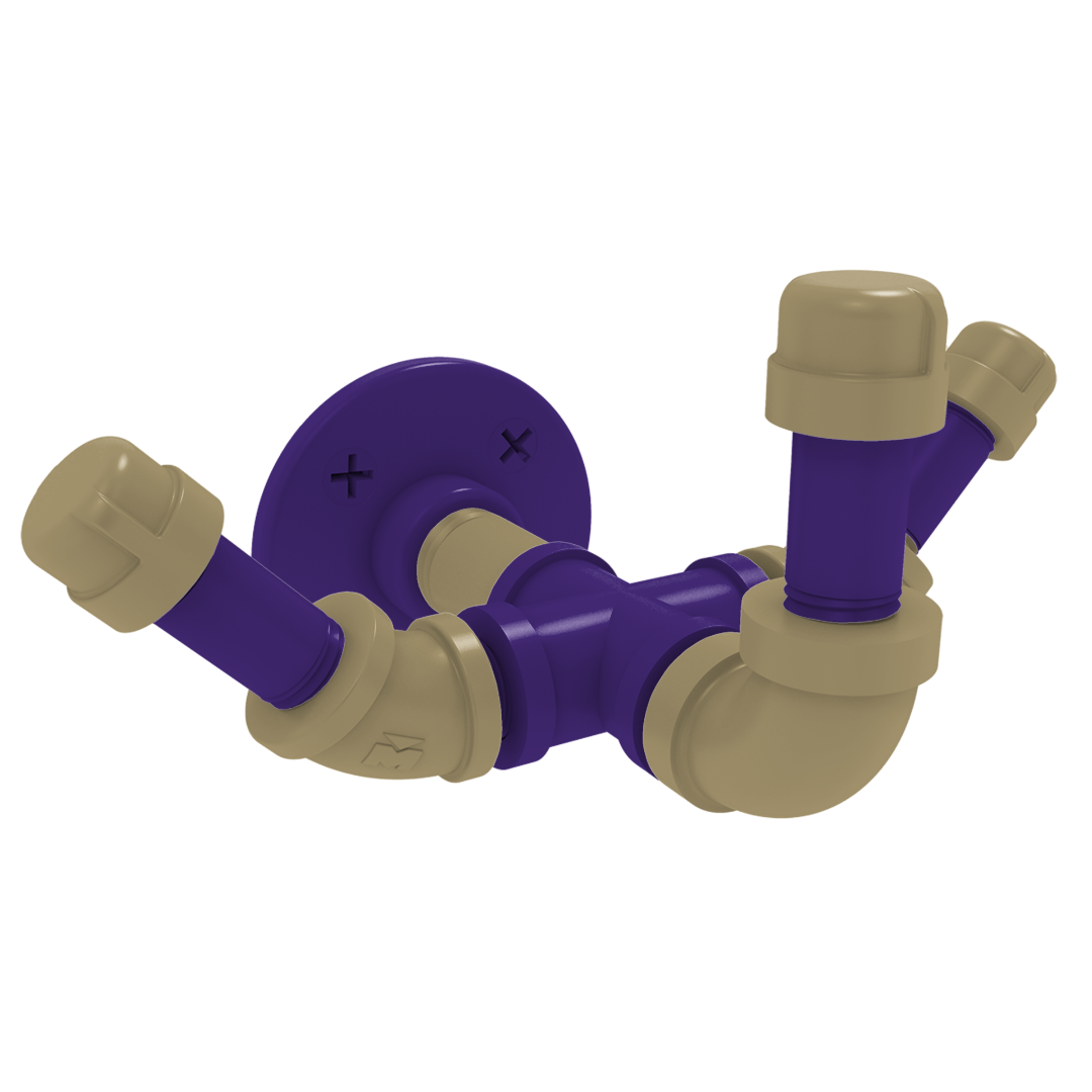 Collegiate Collection Triple Hook Seattle Purple and Gold Edition