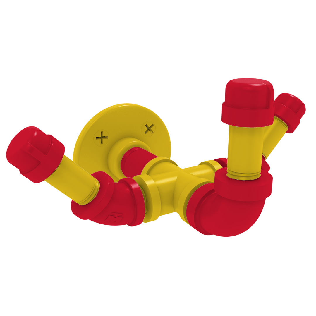 Collegiate Collection Triple Hook Chesapeake Red Black and Gold Edition