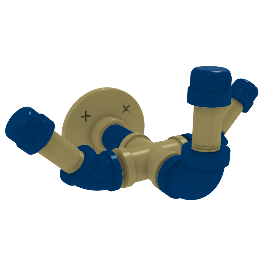 Collegiate Collection Triple Hook Atlanta Gold and White Edition