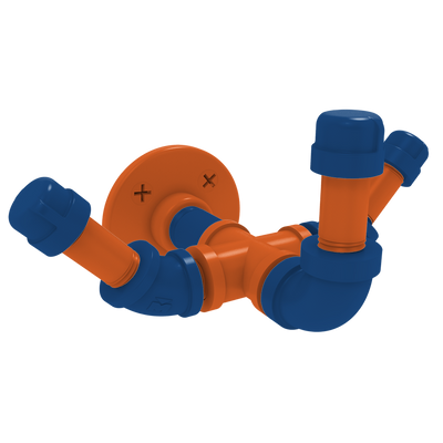 Collegiate Collection Triple Hook Treasure Valley Blue and Orange Edition