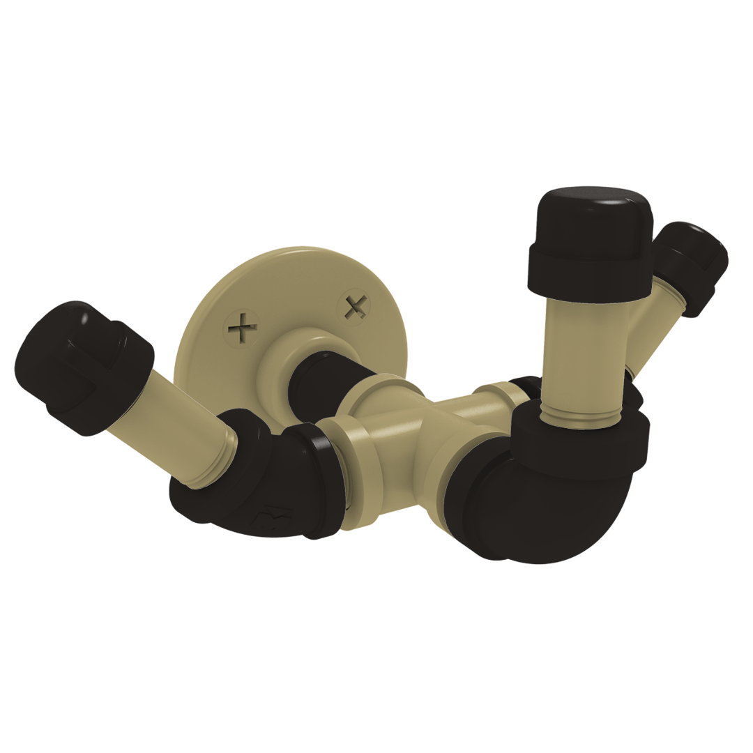 Collegiate Collection Triple Hook Boulder Black and Gold Edition