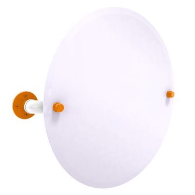 Collegiate Collection Frameless Oval Wall Mounted Tilt Mirror Knoxville Game Day Edition