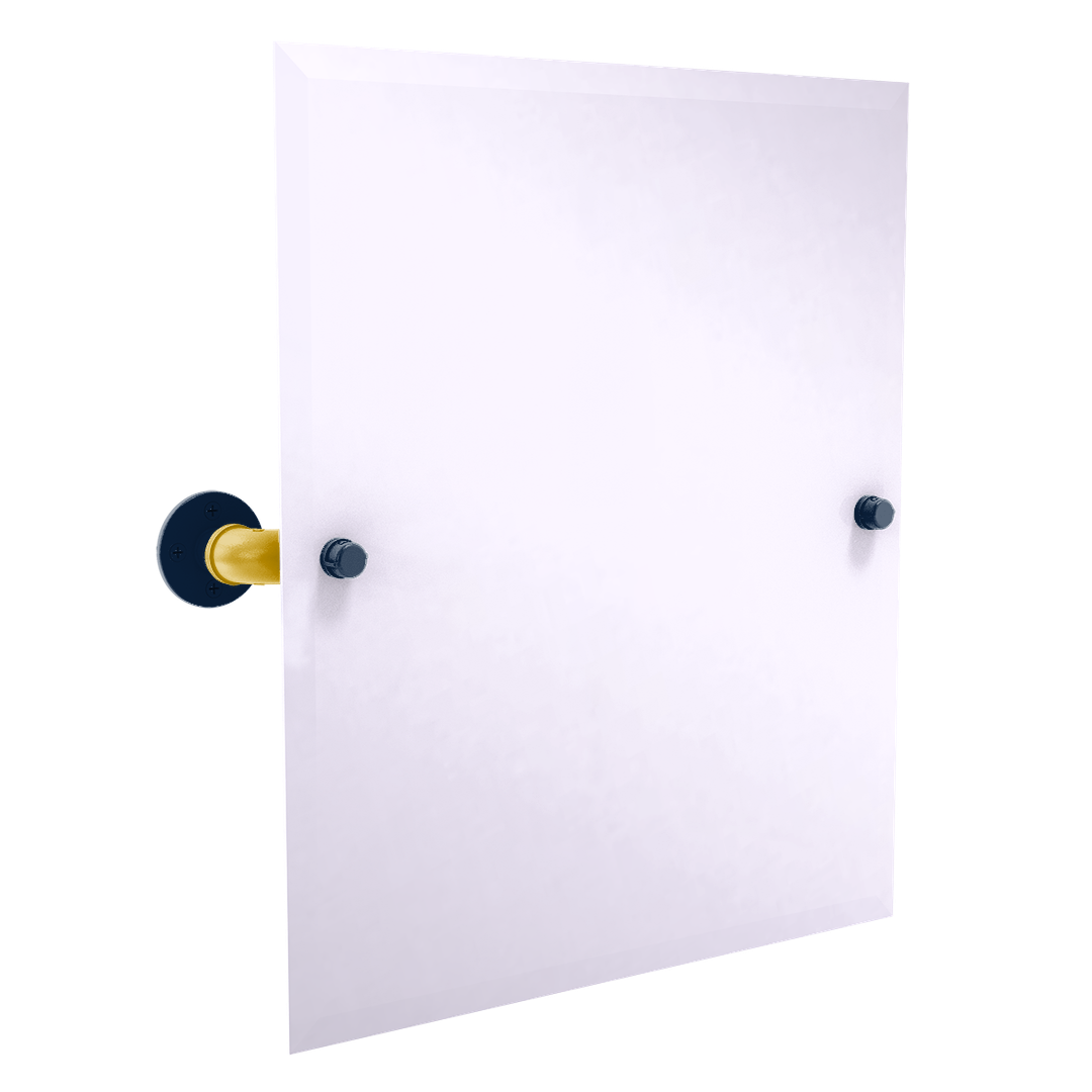 Collegiate Collection Frameless Rectangular Wall Mounted Tilt Mirror South Bend Game Day Edition