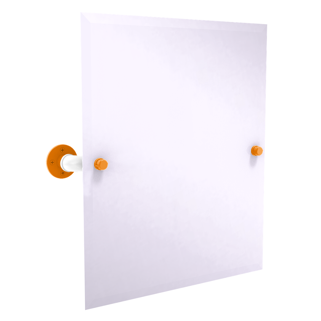 Collegiate Collection Frameless Rectangular Wall Mounted Tilt Mirror Knoxville Game Day Edition