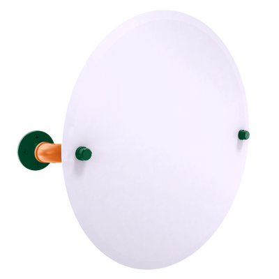 Collegiate Collection Frameless Round Wall Mounted Tilt Mirror South Beach Game Day Edition