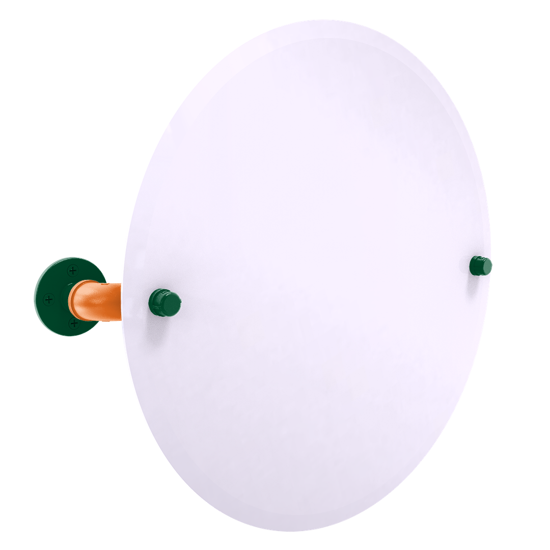 Collegiate Collection Frameless Round Wall Mounted Tilt Mirror South Beach Game Day Edition