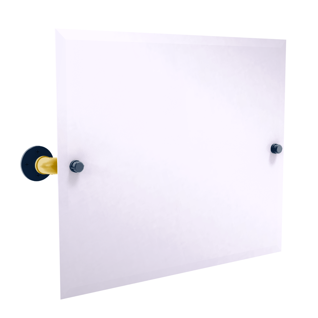Collegiate Collection Landscape Rectangular Wall Mounted Tilt Mirror South Bend Game Day Edition