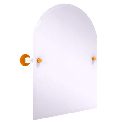 Collegiate Collection Frameless Arched Top Wall Mounted Tilt Mirror Knoxville Game Day Edition