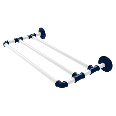 Collegiate Collection Wall Mounted Towel Shelf Keystone State Blue and White Edition