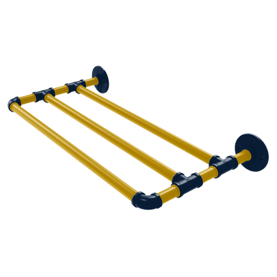 Collegiate Collection Wall Mounted Towel Shelf South Bend Game Day Edition