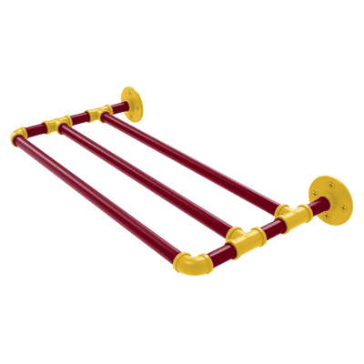 Collegiate Collection Wall Mounted Towel Shelf Twin Cities Maroon and Gold Edition