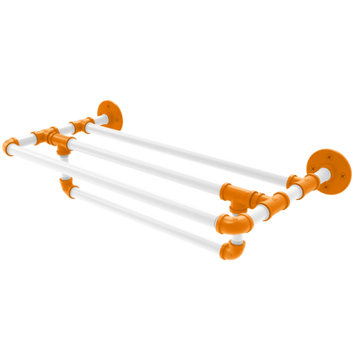 Collegiate Collection Wall Mounted Towel Shelf with Towel Bar Knoxville Game Day Edition