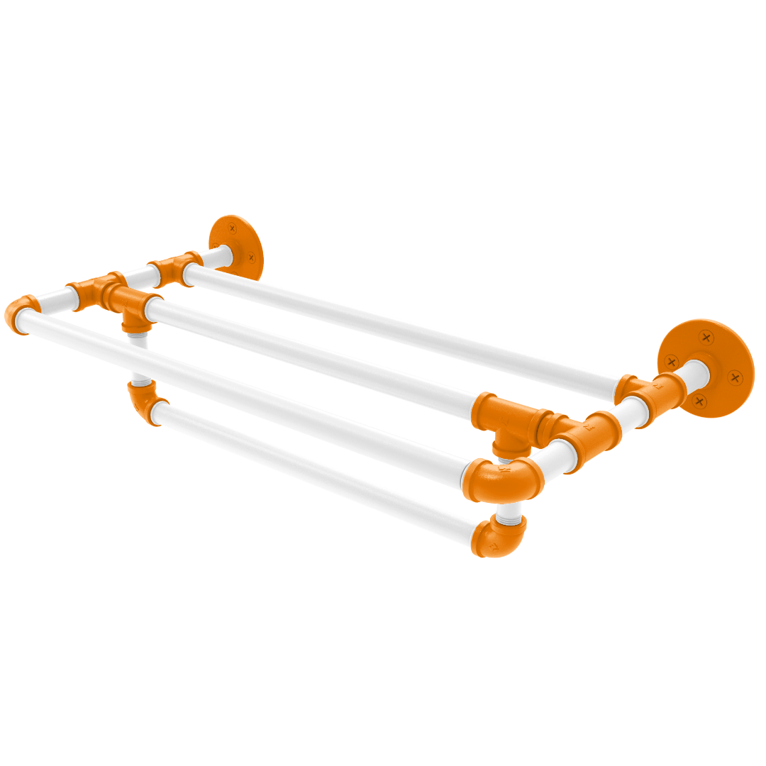 Collegiate Collection Wall Mounted Towel Shelf with Towel Bar Knoxville Game Day Edition