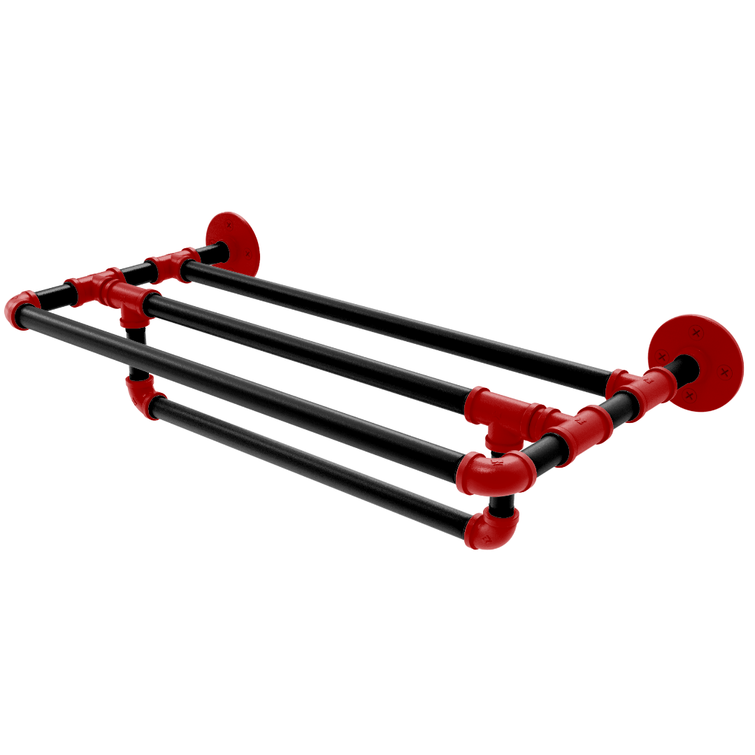 Collegiate Collection Wall Mounted Towel Shelf with Towel Bar Derby City Game Day Edition