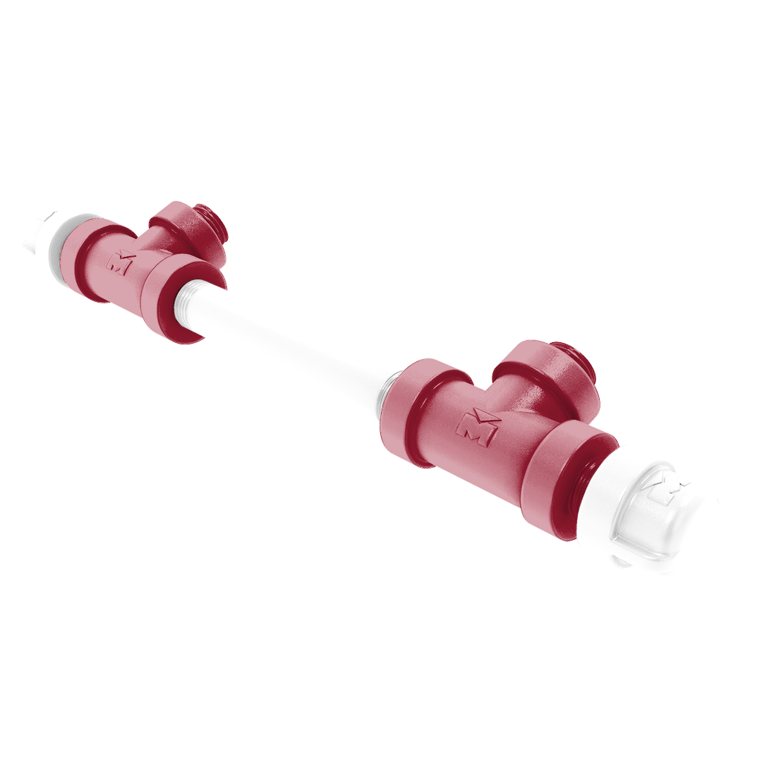 Collegiate Collection 7 Inch Overall Cabinet Pull Tidewater Red and White Edition