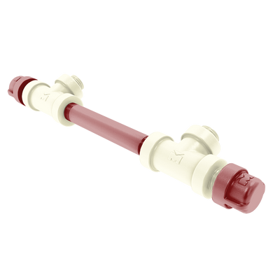 Collegiate Collection 7 Inch Overall Cabinet Pull Norman Crimson and Cream Edition