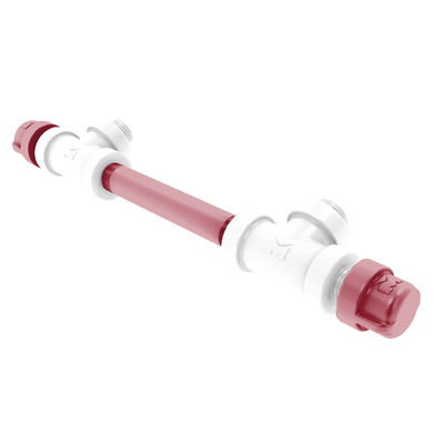 Collegiate Collection 7 Inch Overall Cabinet Pull Fayetteville Red and White Edition
