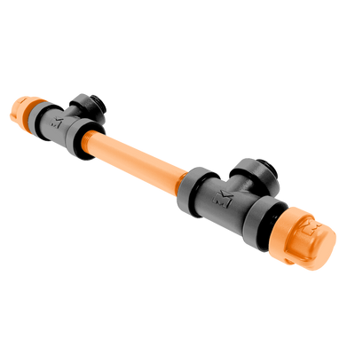 Collegiate Collection 7 Inch Overall Cabinet Pull Stillwater Orange and Black Edition