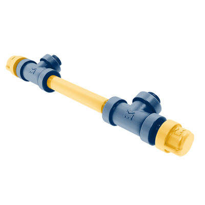 Collegiate Collection 7 Inch Overall Cabinet Pull Bay Area Blue and Gold Edition