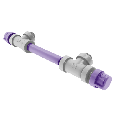 Collegiate Collection 7 Inch Overall Cabinet Pull Flint Hills Purple and Silver Edition