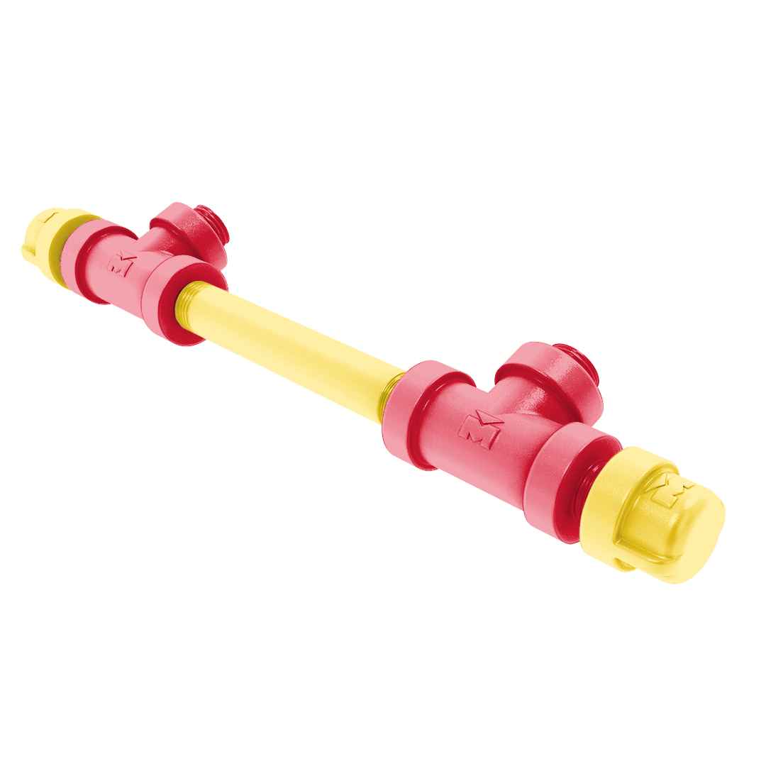 Collegiate Collection 7 Inch Overall Cabinet Pull Chesapeake Red Black and Gold Edition