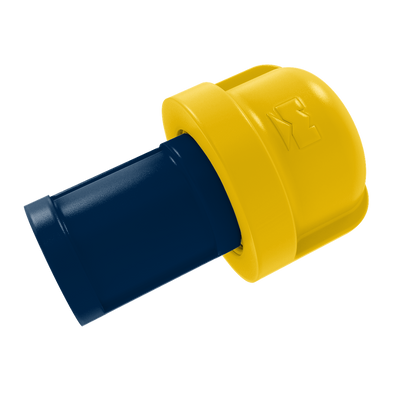 Collegiate Collection 1 Inch Cabinet Knob Great Lakes Maize and Blue Edition