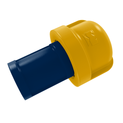 Collegiate Collection 1 Inch Cabinet Knob Mountaineer State Blue and Gold Edition