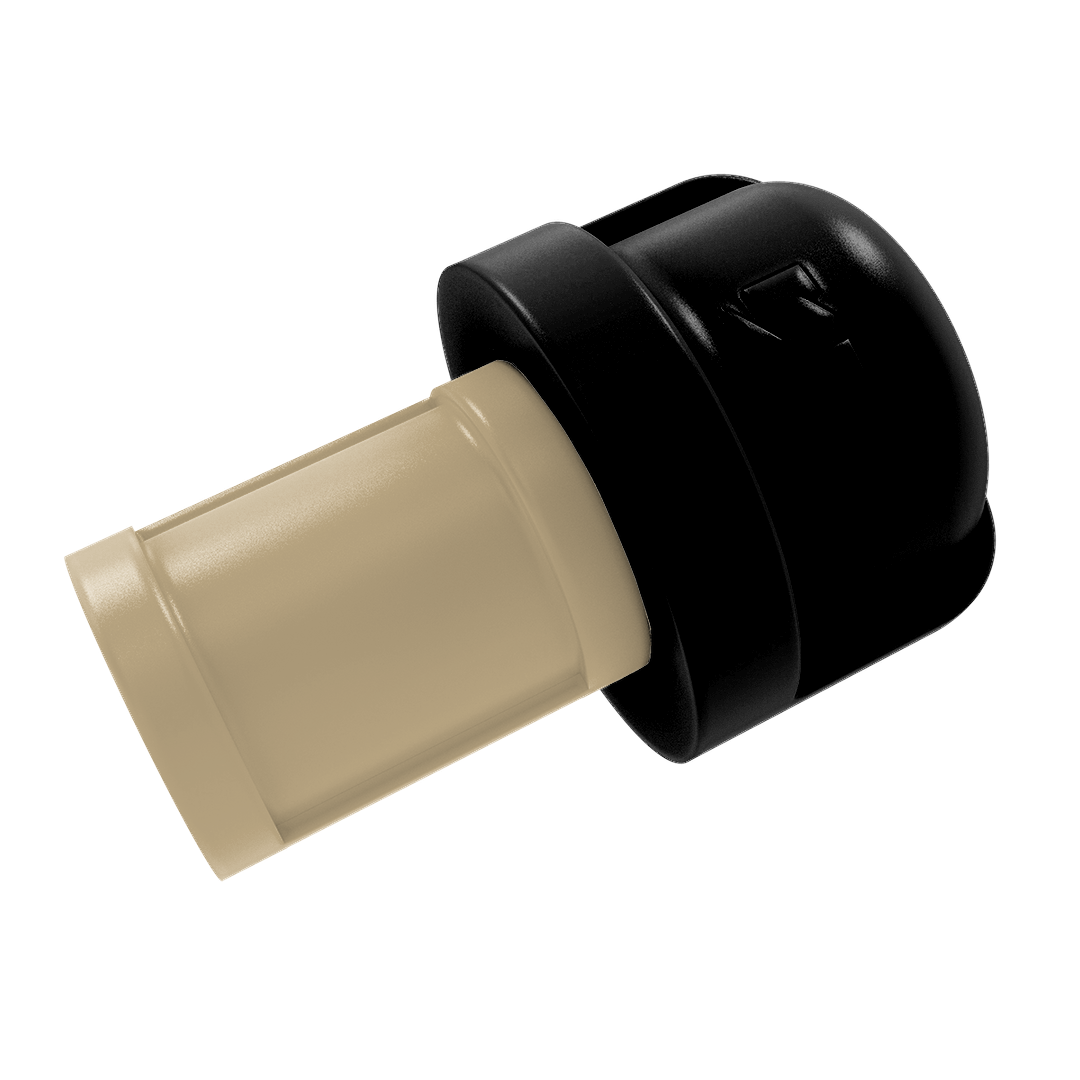 Collegiate Collection 1 Inch Cabinet Knob West Lafayette Black and Gold Edition