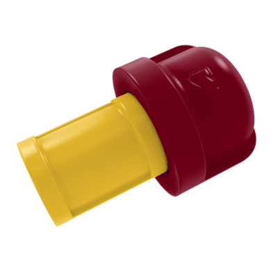 Collegiate Collection 1 Inch Cabinet Knob Twin Cities Maroon and Gold Edition