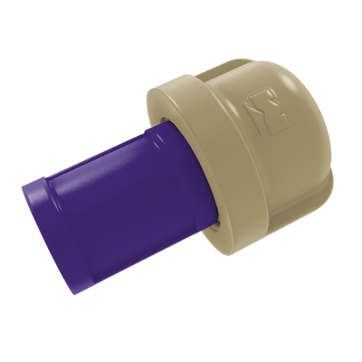 Collegiate Collection 1 Inch Cabinet Knob Seattle Purple and Gold Edition