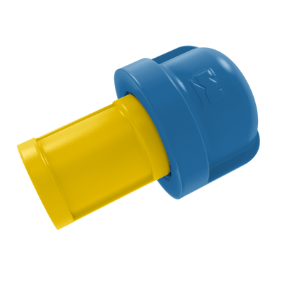 Collegiate Collection 1 Inch Cabinet Knob Westwood Blue and Gold Edition