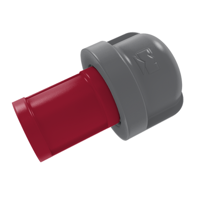 Collegiate Collection 1 Inch Cabinet Knob Pullman Crimson and Gray Edition