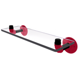 Collegiate Collection Glass Shelf Athens Red and Black Edition