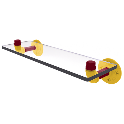 Collegiate Collection Glass Shelf Twin Cities Maroon and Gold Edition