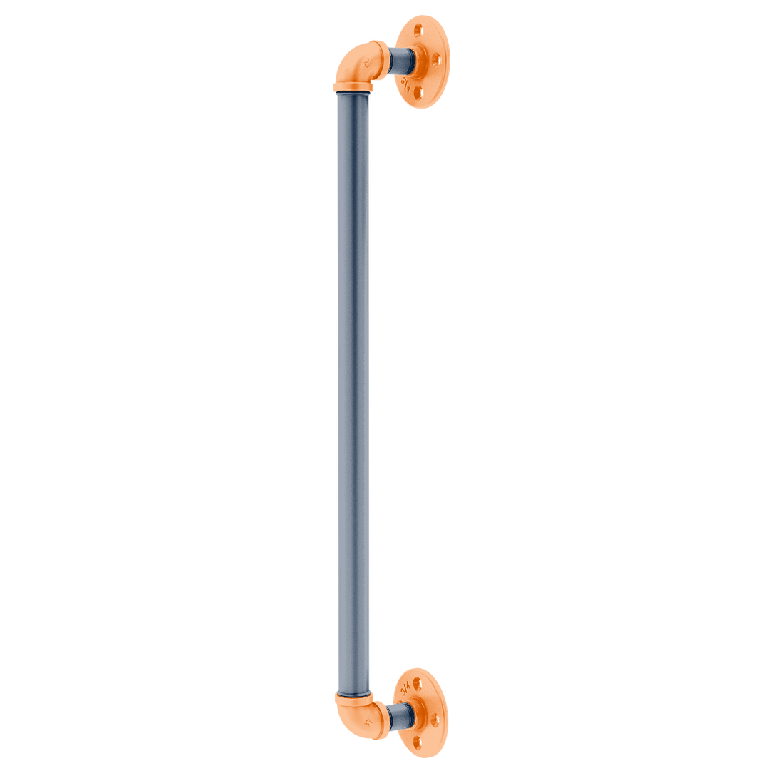 Collegiate Collection Door Pull Upstate New York Orange and Navy Edition