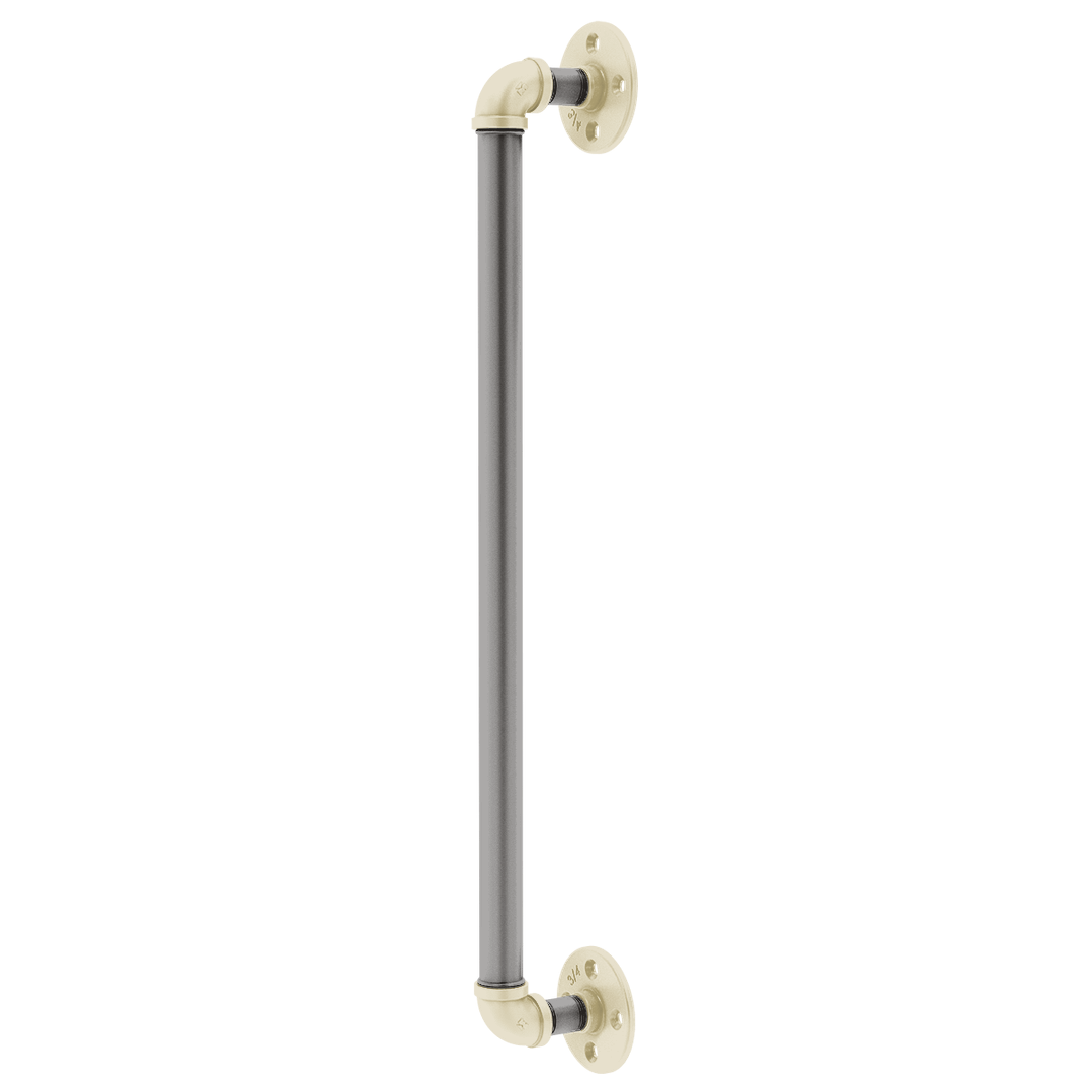 Collegiate Collection Door Pull Boulder Black and Gold Edition