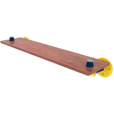 Collegiate Collection Wood Shelf Great Lakes Maize and Blue Edition