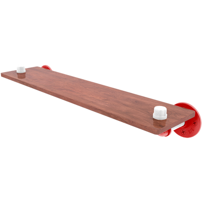 Collegiate Collection Wood Shelf Cornhusker Red and White Edition