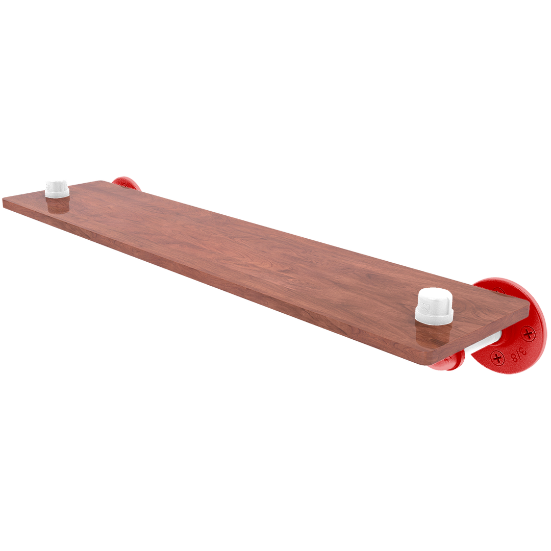 Collegiate Collection Wood Shelf Cornhusker Red and White Edition