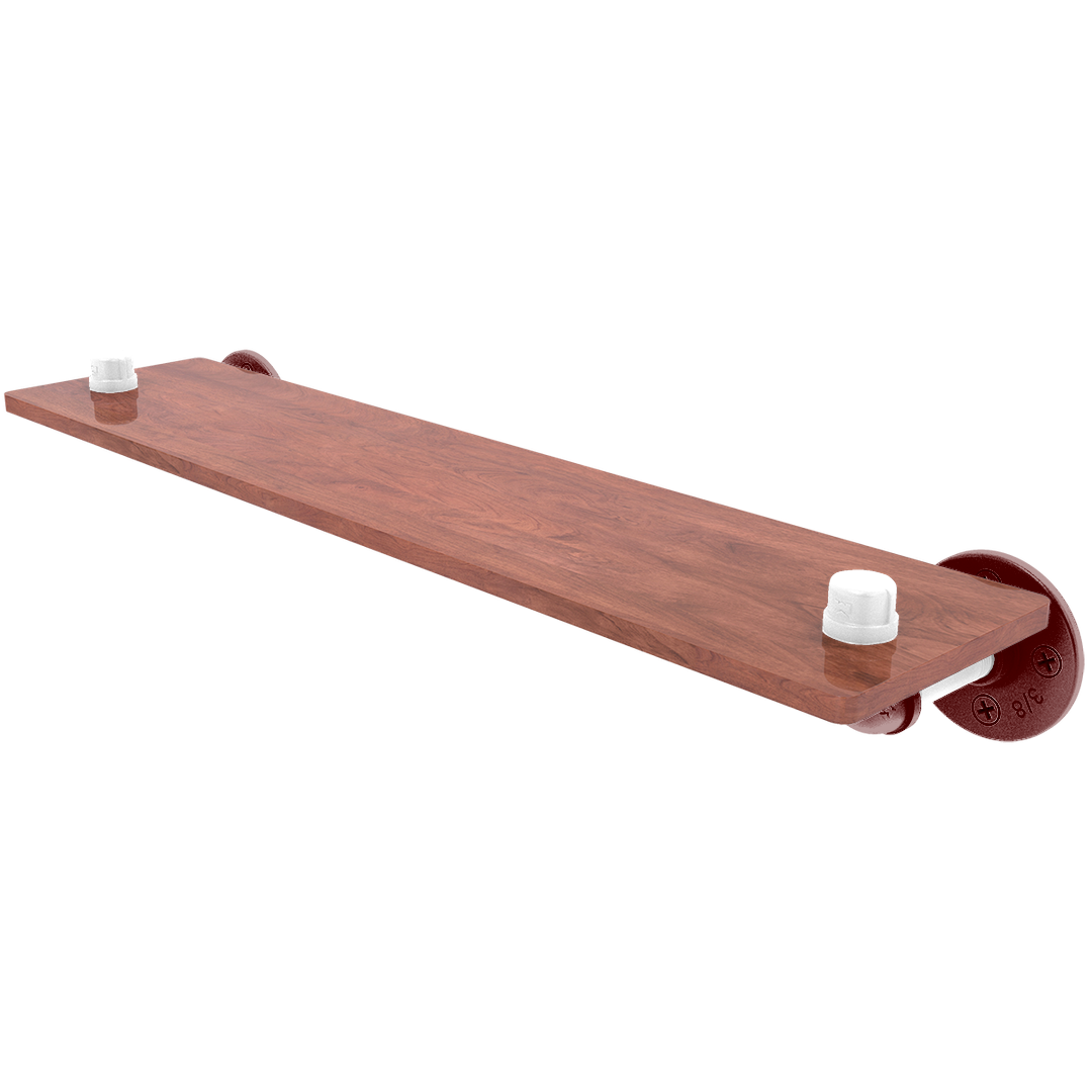 Collegiate Collection Wood Shelf College Station Maroon and White Edition
