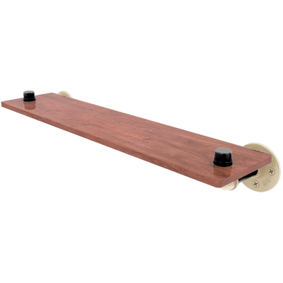 Collegiate Collection Wood Shelf West Lafayette Black and Gold Edition