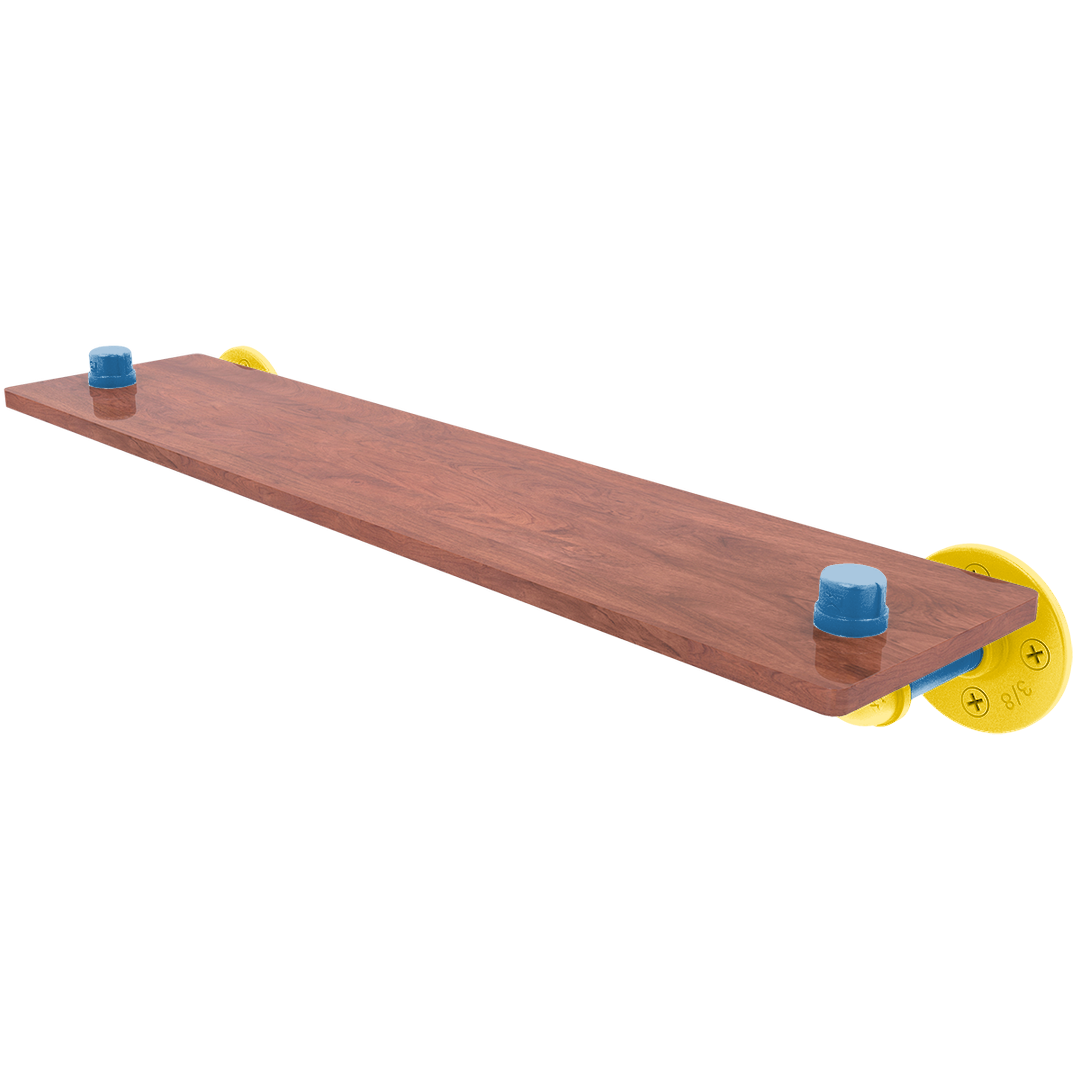 Collegiate Collection Wood Shelf Westwood Blue and Gold Edition