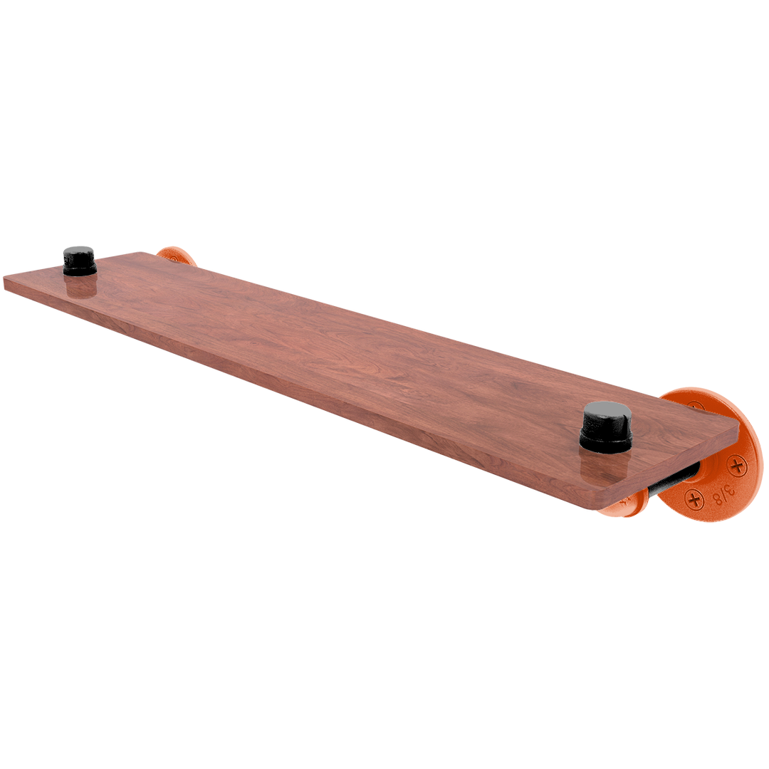 Collegiate Collection Wood Shelf Corvallis Orange and Black Edition