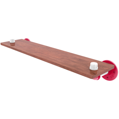 Collegiate Collection Wood Shelf Salt Lake Red and White Edition