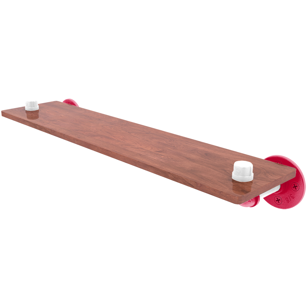 Collegiate Collection Wood Shelf Salt Lake Red and White Edition